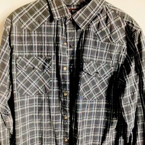 Long Sleeve Shirt, button up, Large